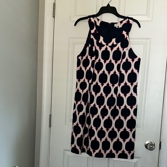 crown & ivy Dresses & Skirts - Crown & Ivy Blue and Black Halter Sheath Dress